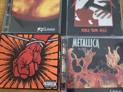 Set of 4 Metallica CDs