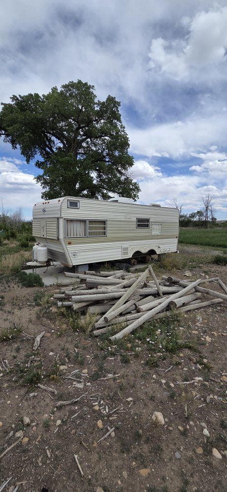 Vintage 70s Terry traveler camper trailer