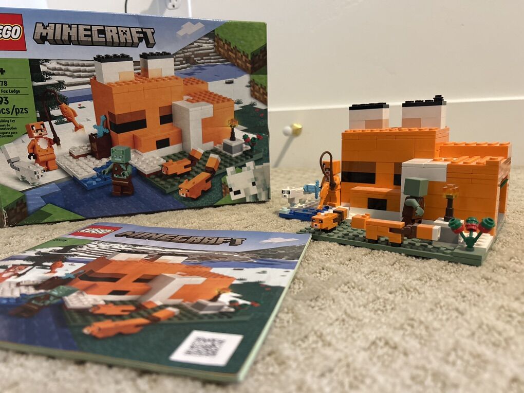 Minecraft Fox Lounge Set 21178