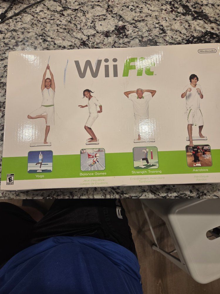 Nintendo Wii Fit Exercise Game with Balance Board - Yoga, Strength, Aerobics, Balance