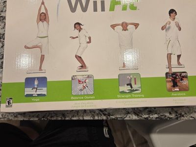 Nintendo Wii Fit Exercise Game with Balance Board - Yoga, Strength, Aerobics, Balance