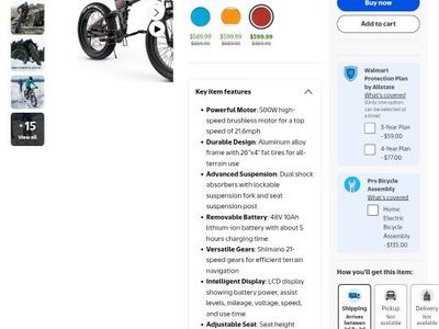 TotGuard All Terrain Folding Fat Tire Electric Bike