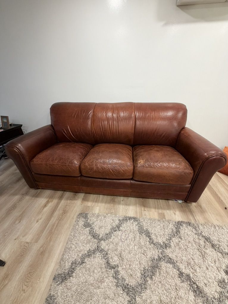Leather Couch $180