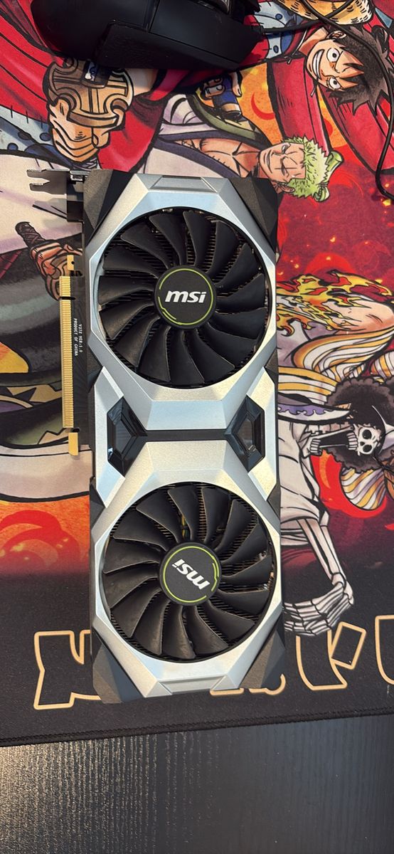 MSI Dual Fan Graphics Card GPU Used Desktop Component