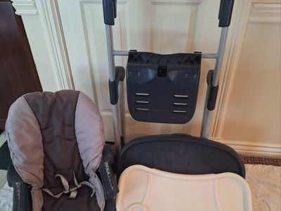 Graco Adjustable High Chair in Grey and White