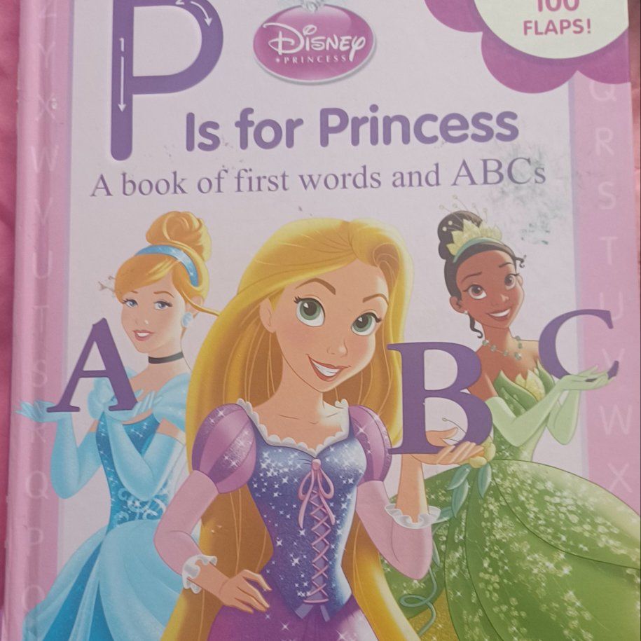 P IS FOR PRINCESS HARD COVER BOOK!