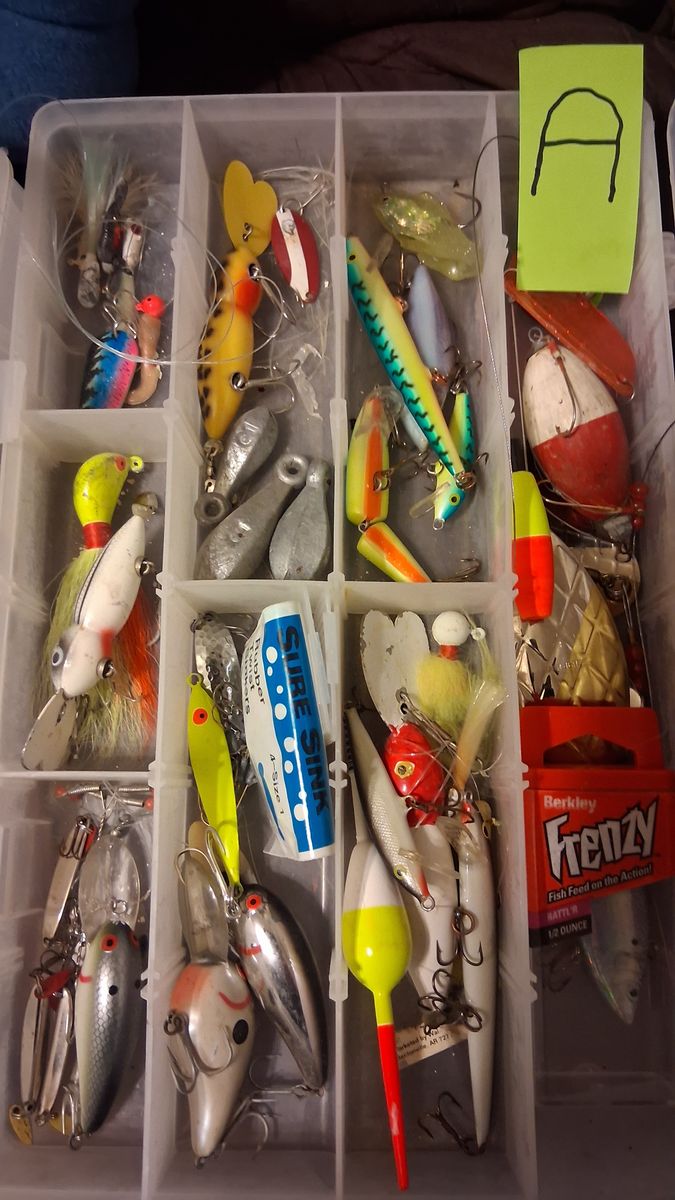 FISHING LURES AND WEIGHTS "A"