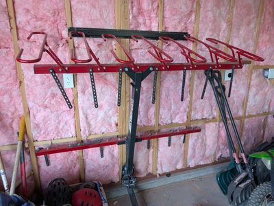 VelociRAX 7-Bike Hitch Rack and Wall Bracket.