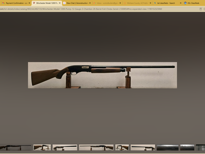 Winchester Model 1200 pump-action shotgun