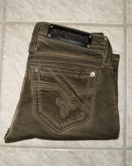 Rock Revival Vera Skinny Jeans (brown/khaki) – Women’s 28 – New