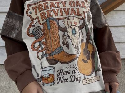 Treaty Oak Revival Patchwork Hoodie
