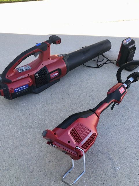 Toro Flex-Force string trimmer and leaf blower