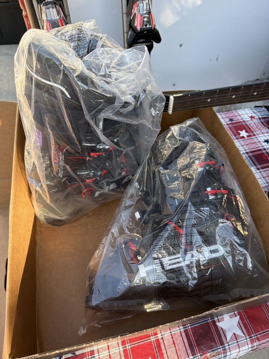HEAD Advant Edge 75 Downhill Ski Boots Black/Red