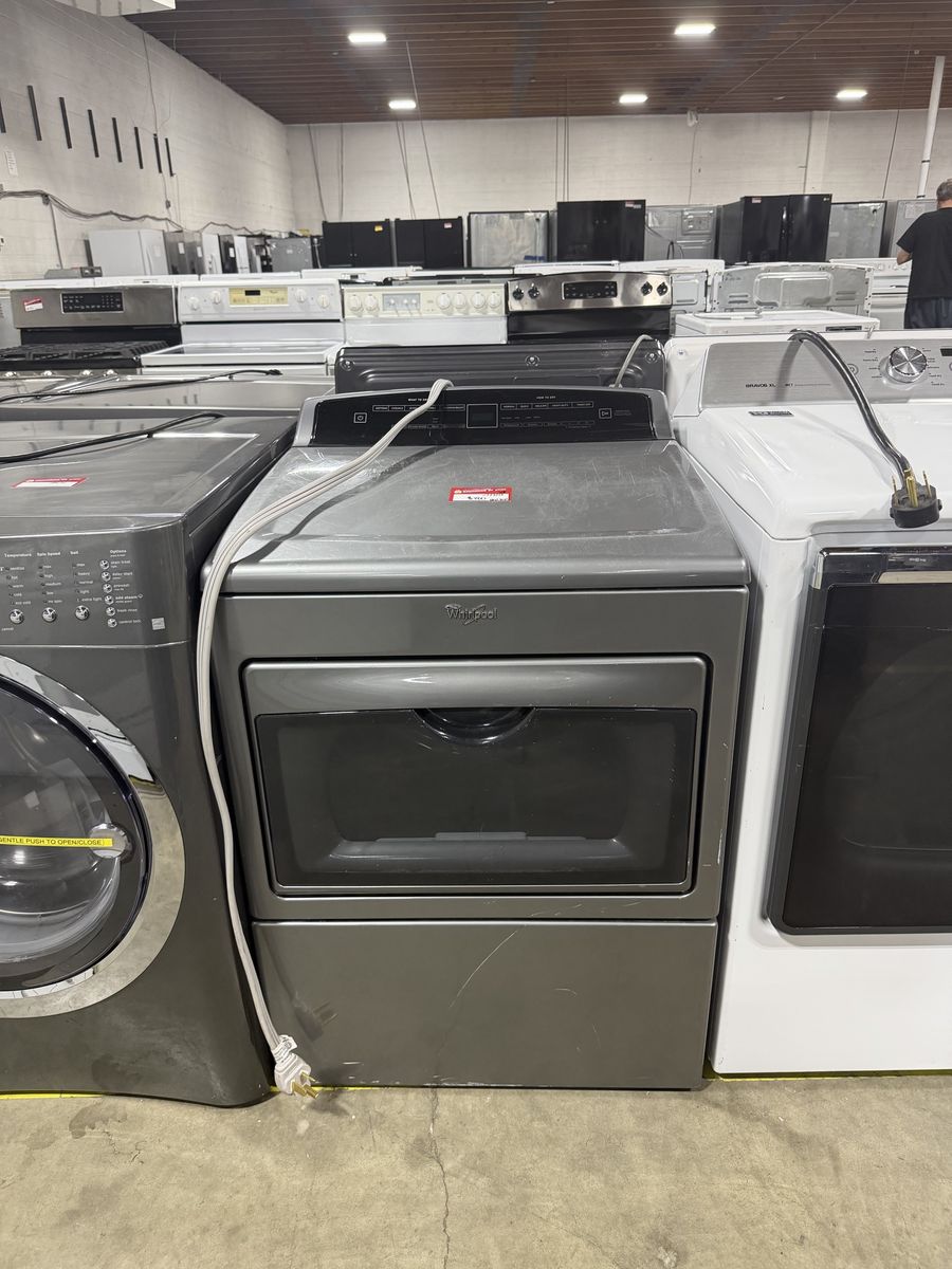 Whirlpool Ultimate Care Series Electric Dryer - Gray with Front Load