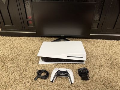 PS5 With Monitor