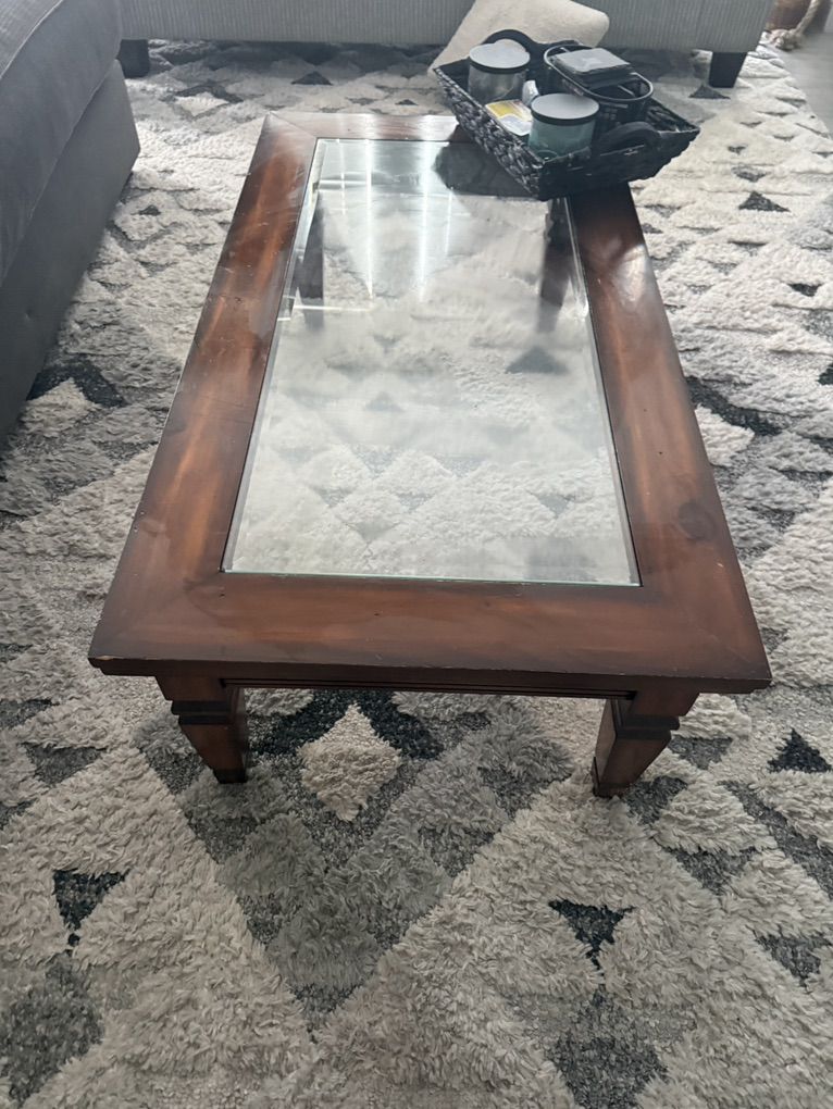 Coffee Table And 2 End Tables