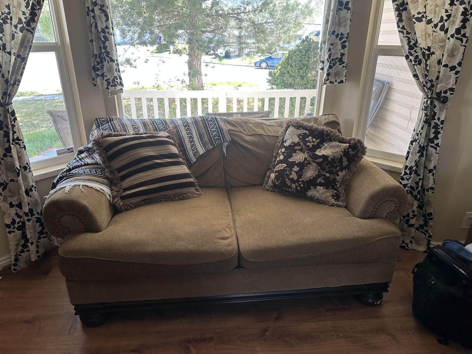 Comfortable Matching Sofa & Love Seat Set-Good