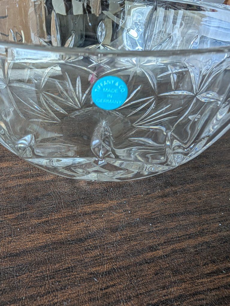 Tiffany and Company Crystal Bowl brand new in box