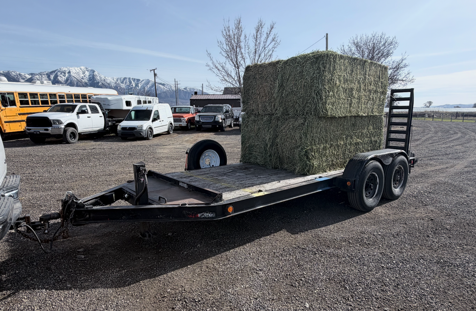 2005 Trail King 7x16 Equipment Toy Trailer – Heavy Duty