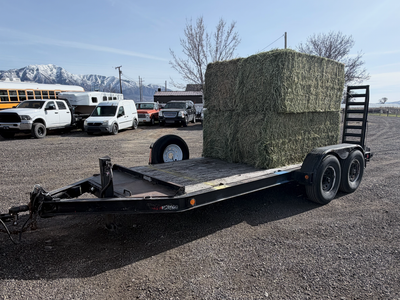 2005 Trail King 7x16 Equipment Toy Trailer – Heavy Duty