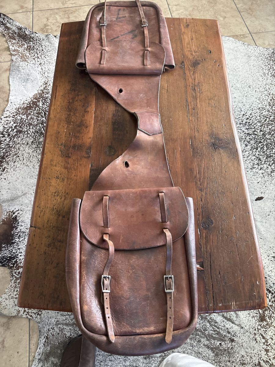 Leather Saddle Bags
