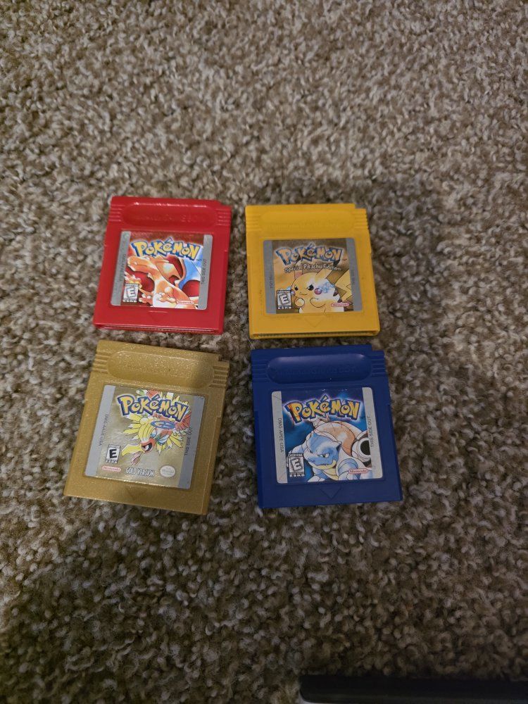 Pokemon Gameboy games Authentic