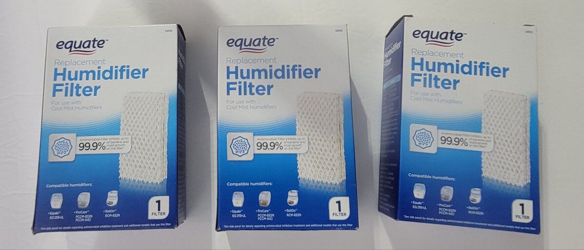 Humidifier replacement filters