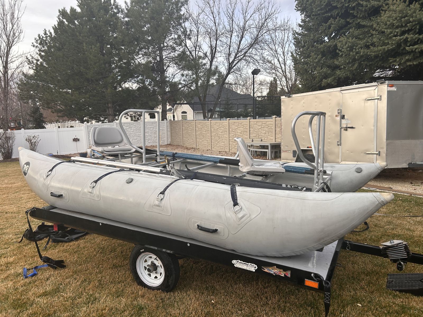 14' Custom Cataraft Fishing Raft