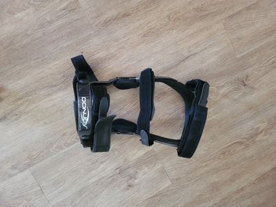DonJoy Defiance III Knee Brace Left Leg - Black Carbon Fiber ACL Support - Size Large