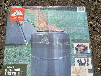 15 inch fire pit and grill