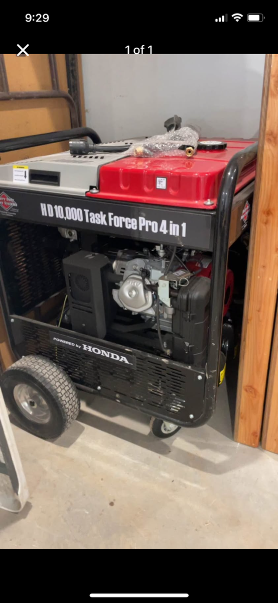 Task Force 4 in 1 Honda Powered Generator
