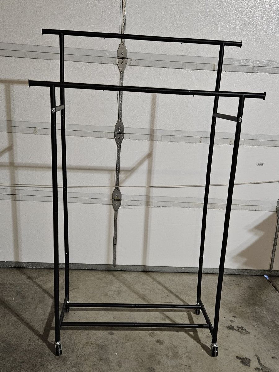 clothes clothing rack with wheels