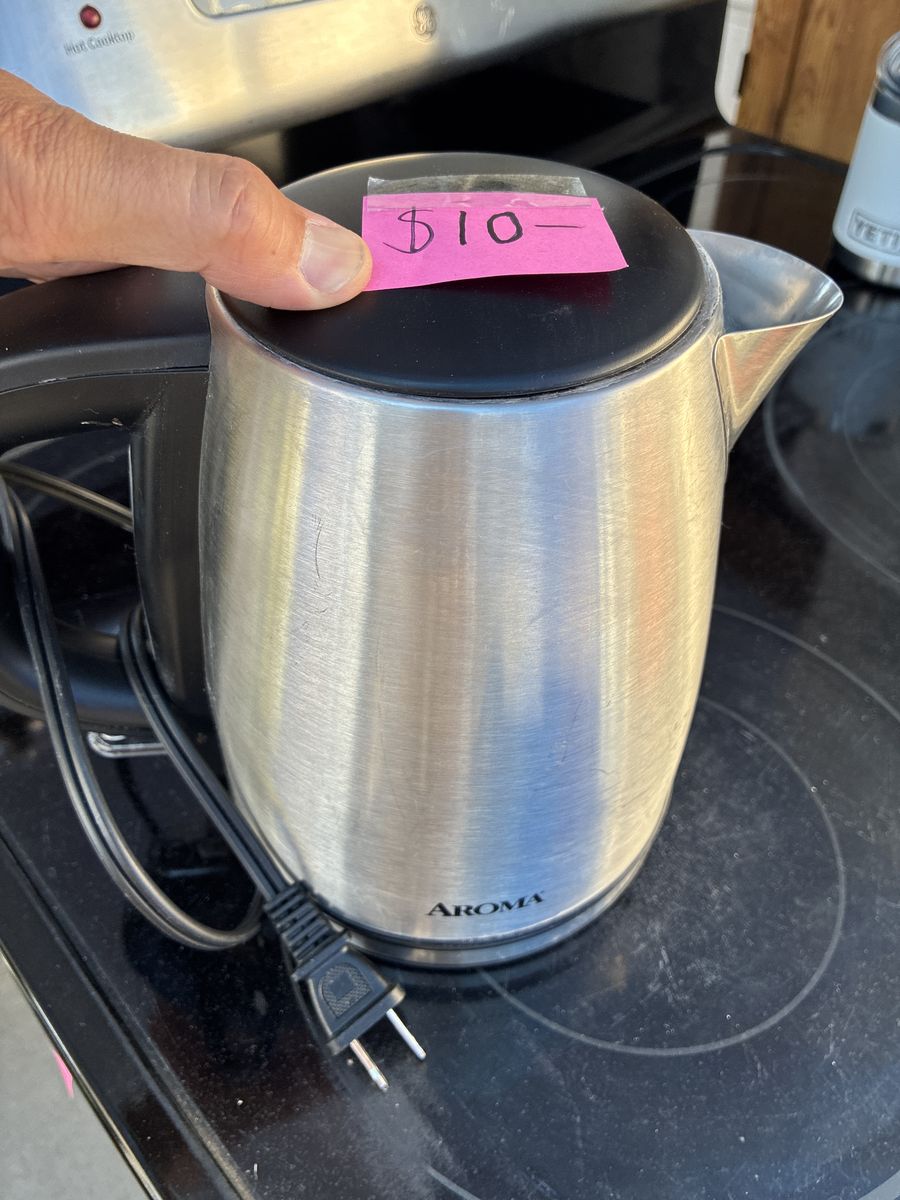 Aroma Stainless Steel Electric Kettle
