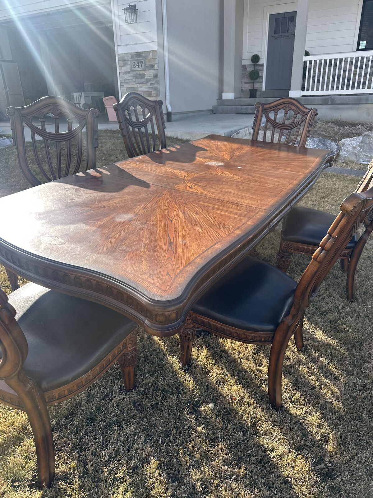 7 piece dining table