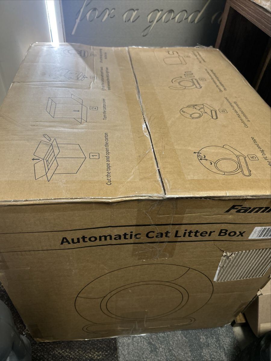 Famistar Automatic Self-Cleaning Cat Litter Box - Smart Pet Waste Management System