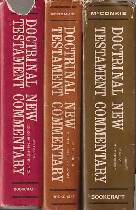 Doctrinal New Testament Commentary 3 vols McConkie