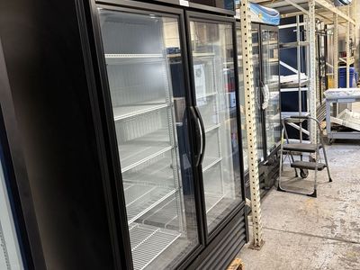 True 2 door freezer Model GDM 49 F-HC in excellent condition next to new 208-230 volts