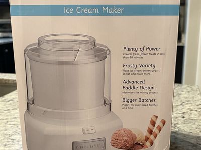 Cuisinart ICE-21 1.5 Quart Automatic Frozen Yogurt & Ice Cream Maker - White