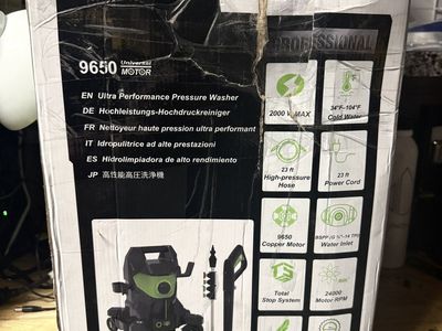 W90 Ultra Performance Electric Pressure Washer 2000W Max 23ft Hose