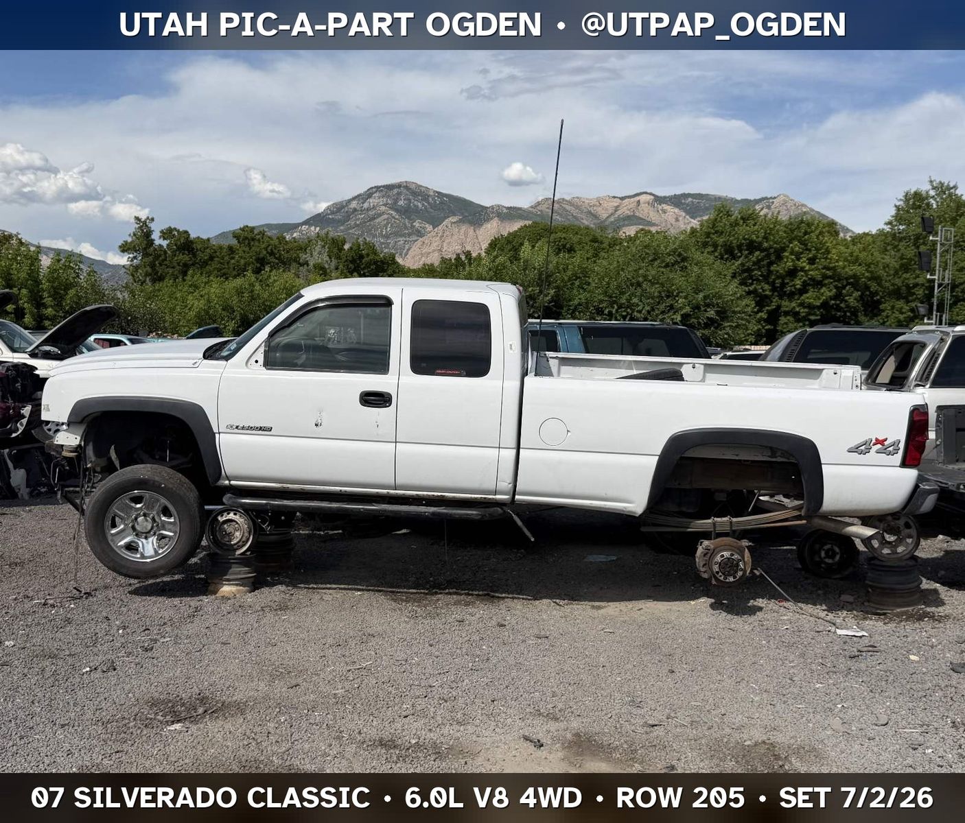 2007 Chevrolet Silverado Classic GMT800 Parts - UTPAP Ogden