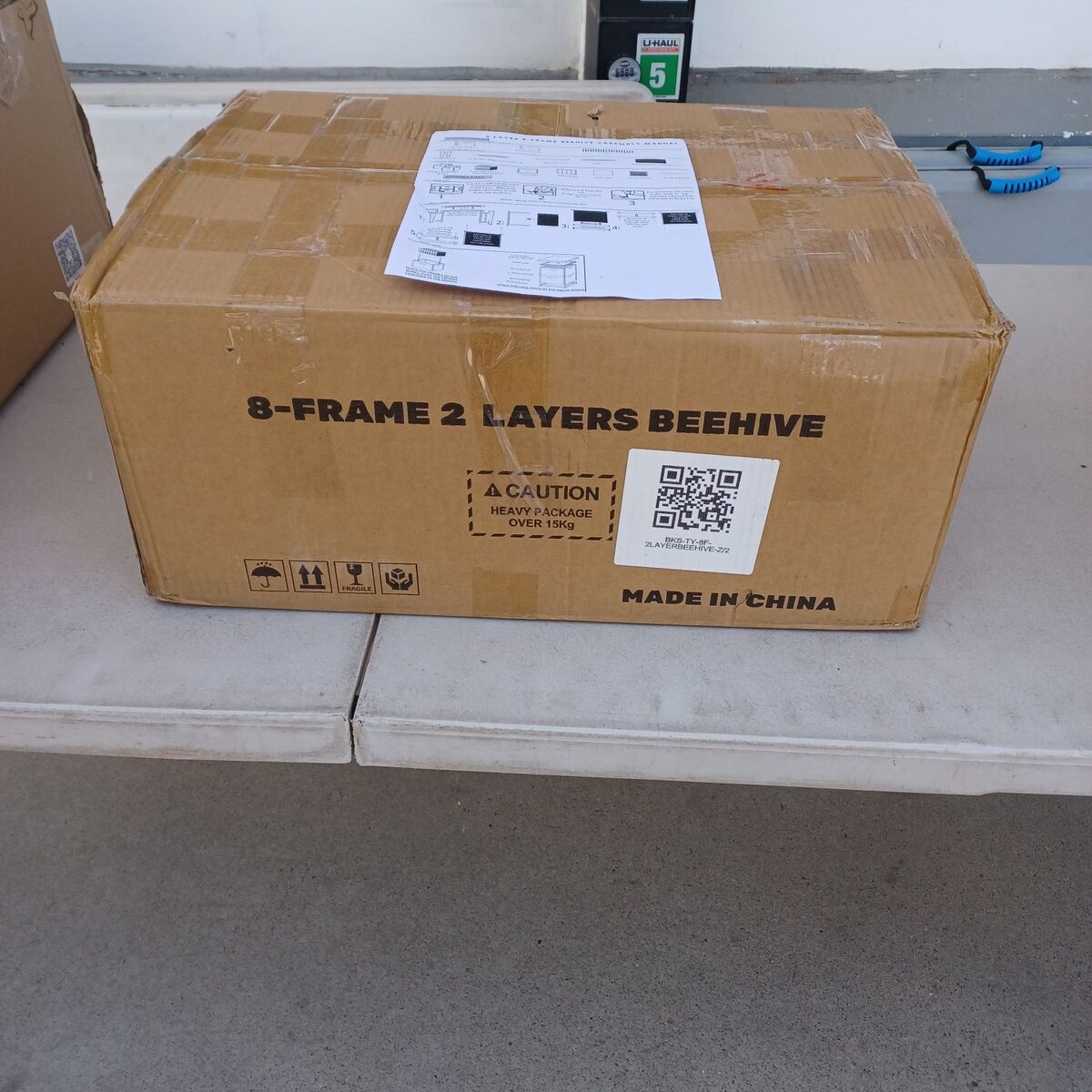 eight frame two layers beehive