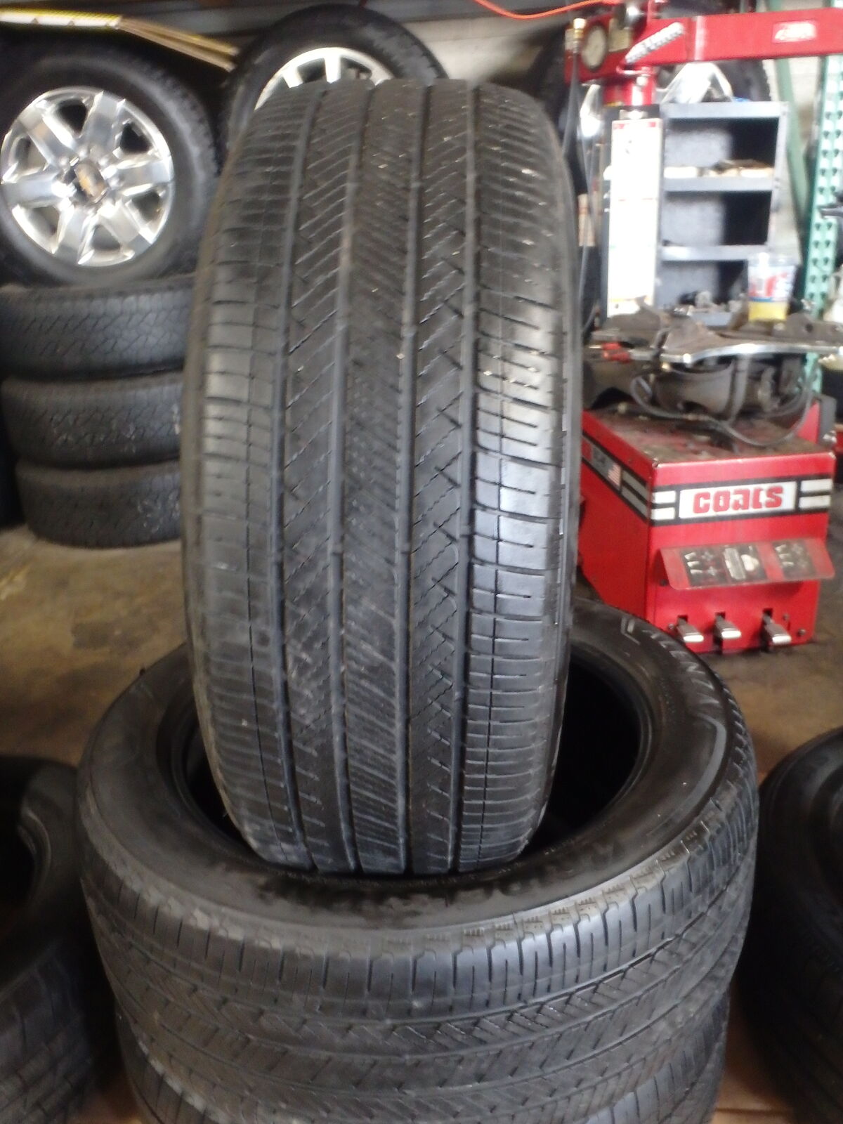 255/50220 BRIDGESTONE ALENZA SPOIRT A/S PAIR OF TWO USED TIRES