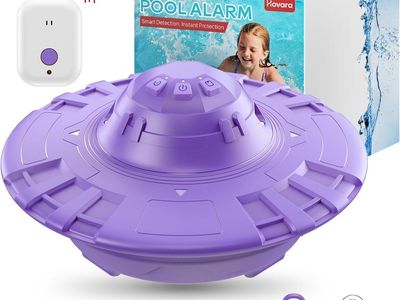 NEW Pool Alarm, Floating Pool Safety Alarms for Inground & Above Ground Pools – Loud 110dB Alert