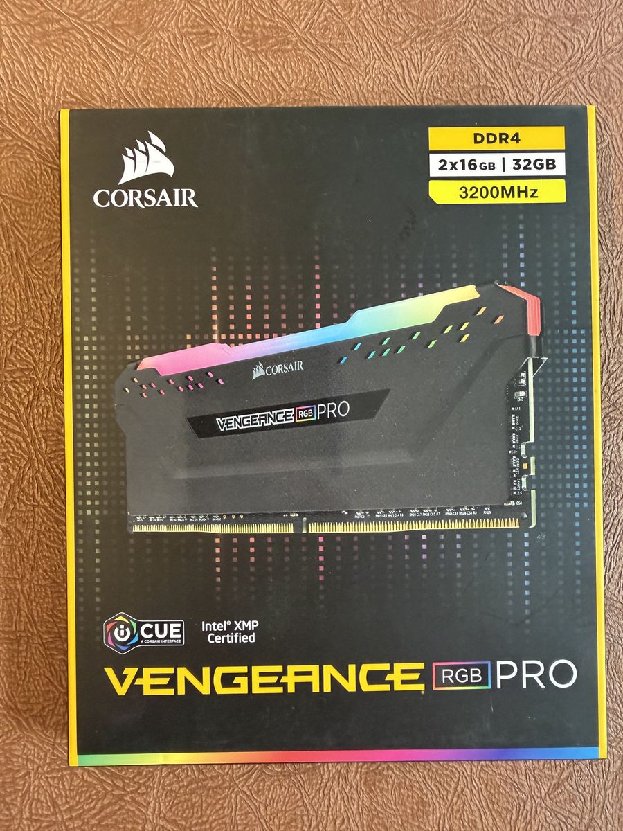 32 GB Corsair Vengeance DDR4 3200 MHz RAM 2 x 16GB sticks of RAM