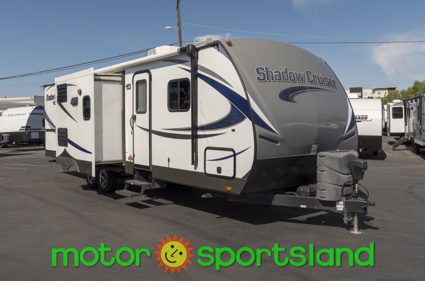 2016 Cruiser Rv Shadow Cruiser 282BHS Rear Living Room Kitchen Island U-Shaped Dinette