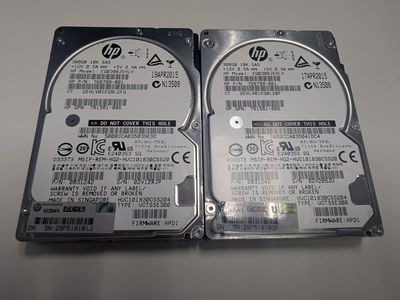 LOT of 2 HP 300GB 10K 12G 2.5INCH SAS HARD DISK DRIVE 785067-B21 | TESTED