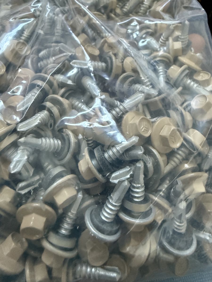 Bunger Steel Sahara Tan Self Drilling Screws #12 x 3/4" HWH 250ct