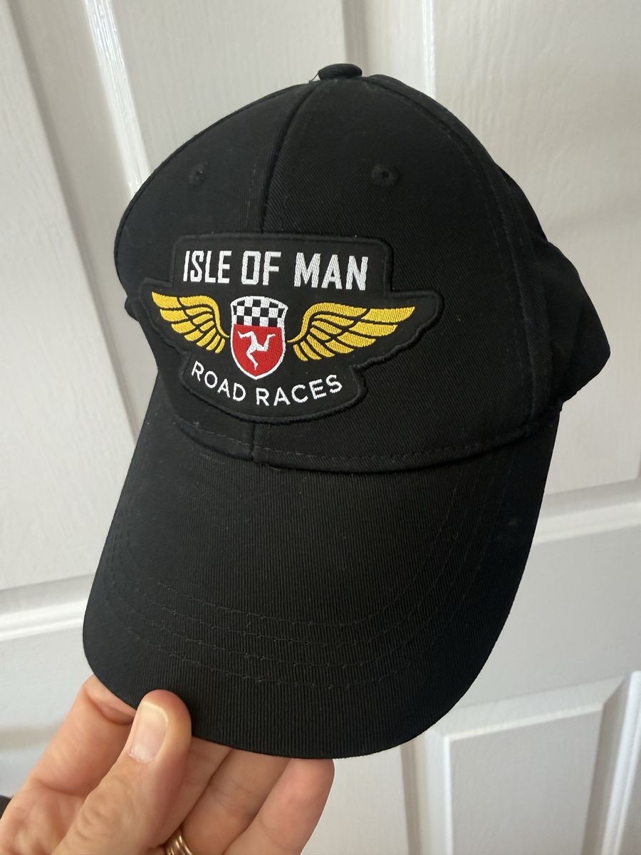 NEW Isle of Man TT motorcycle road races hat adjustable