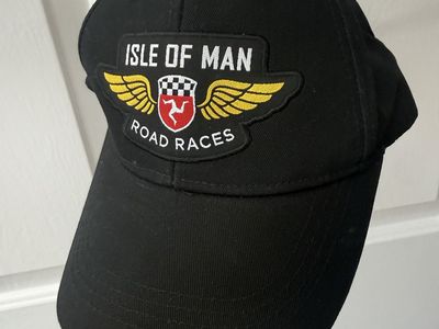 NEW Isle of Man TT motorcycle road races hat adjustable