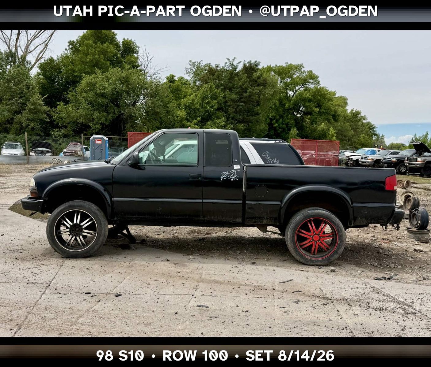 Just In! 1998 Chevrolet S10 Parts - UTPAP Ogden